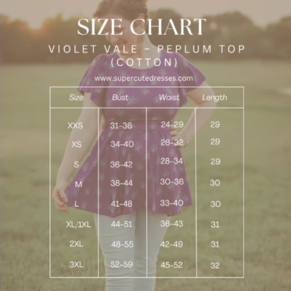 NWT Super Cute Dresses by Ringger XXS Violet Vale Peplum Top Nursing Maternity - Picture 5 of 5